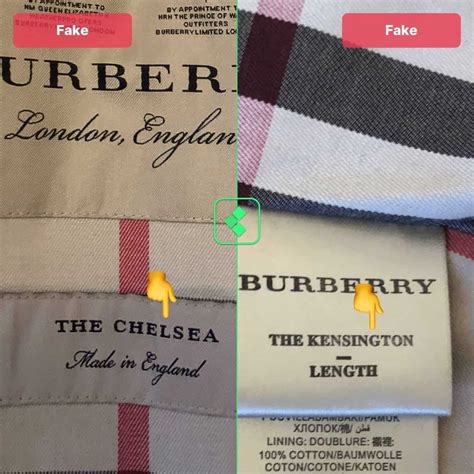 how to spot a fake burberry label